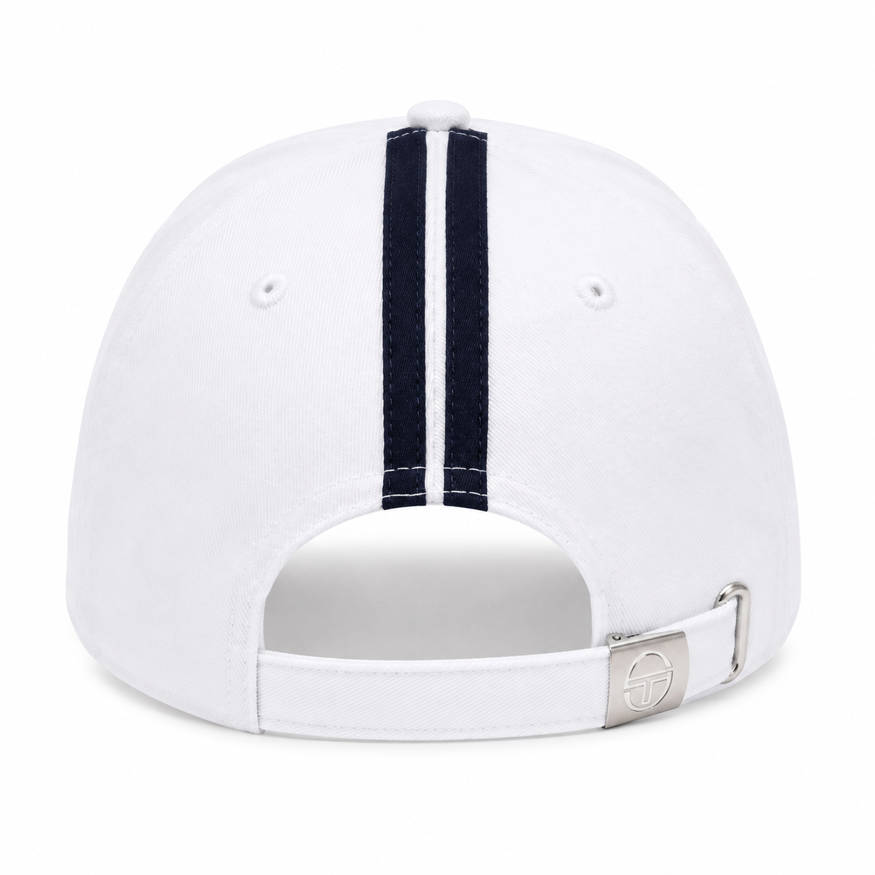 Sergio Tacchini Men's Cortona Baseball Cap White