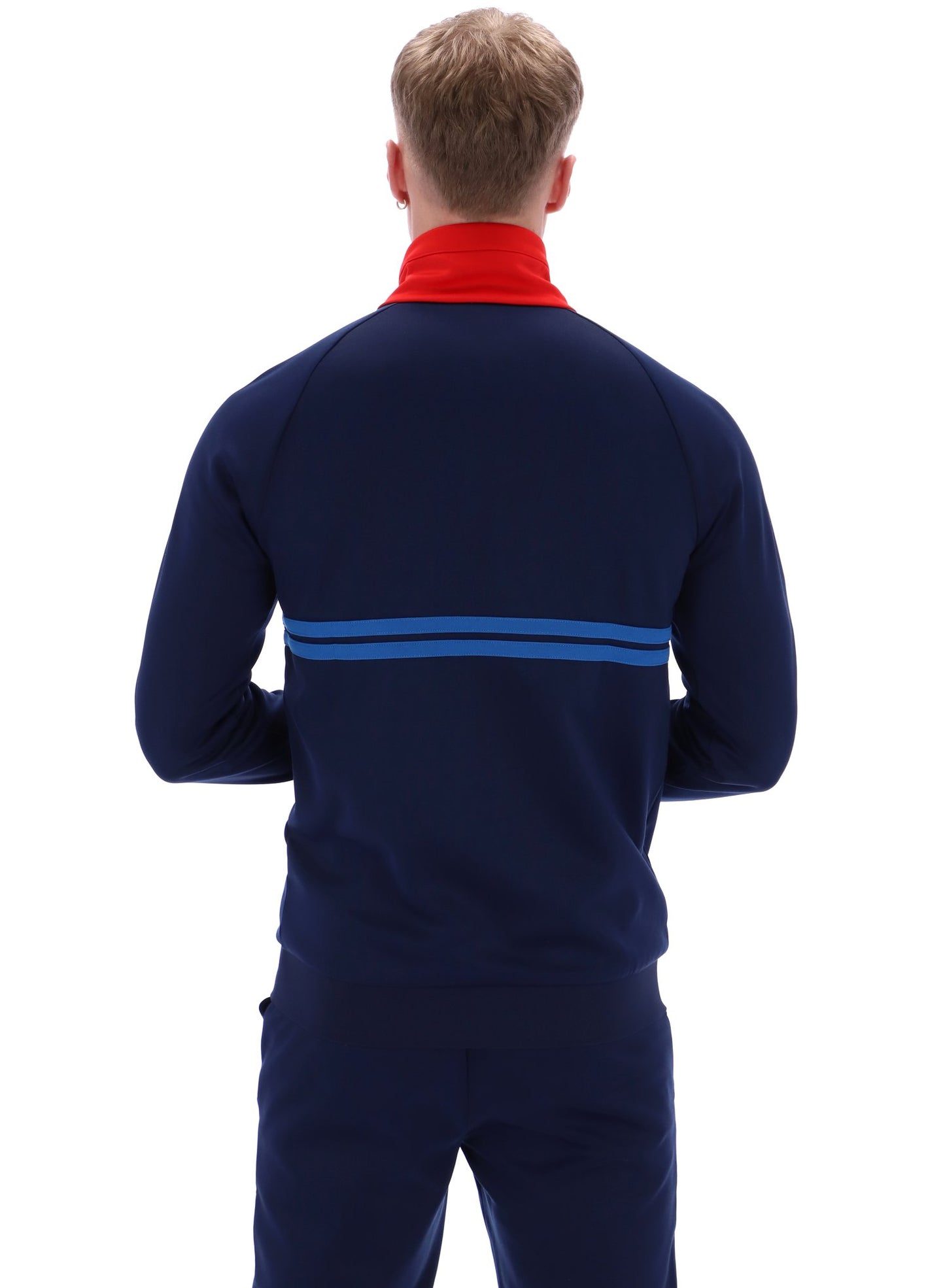Sergio Tacchini Men's Dallas Track Top Maritime Blue