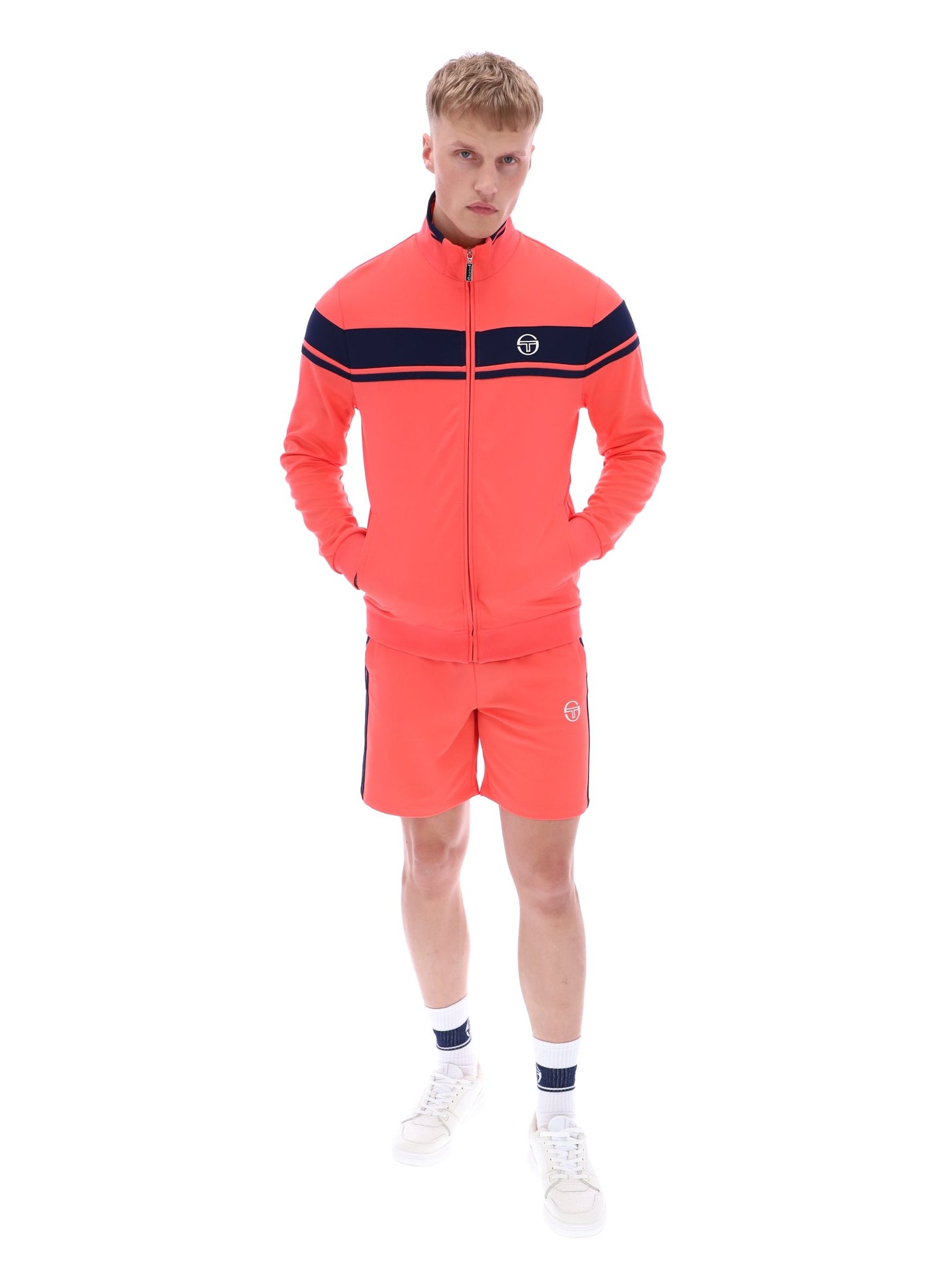 Sergio Tacchini Men's Damarindo Track Top Dubarry Pink