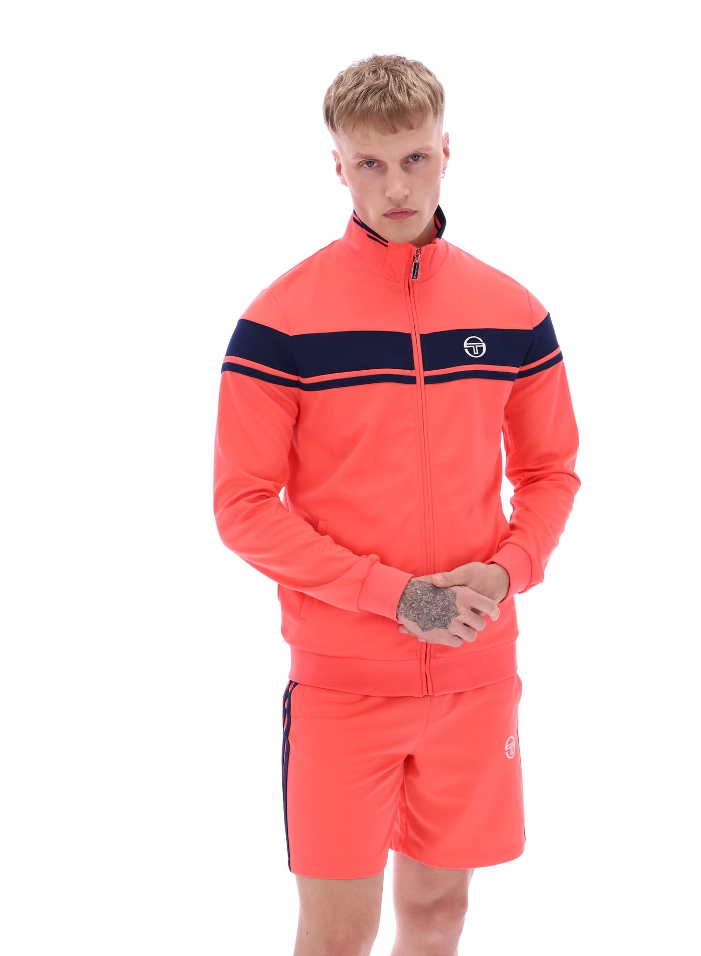 Sergio Tacchini Men's Damarindo Track Top Dubarry Pink