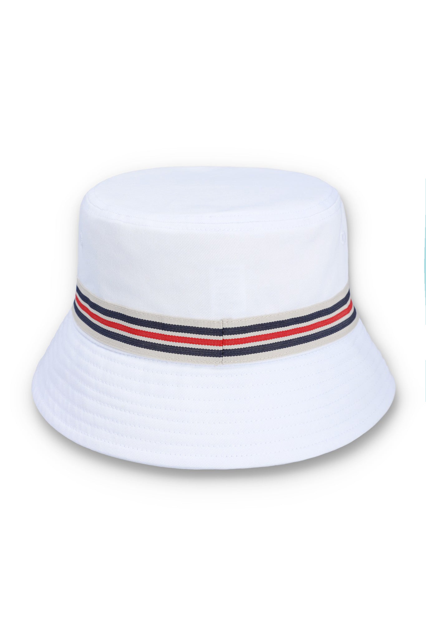 Fila Vintage Men's FHXS25004 Jojo Heritage Stripe Bucket Hat White