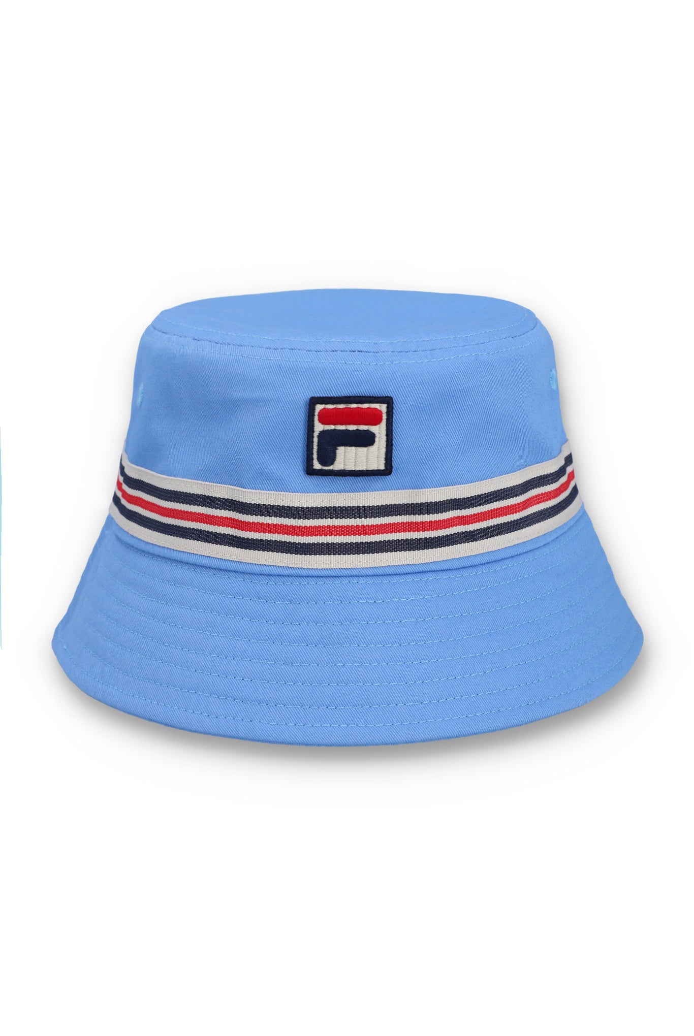 Fila Vintage Men's FHXS25004 Jojo Heritage Stripe Bucket Hat Vista Blue