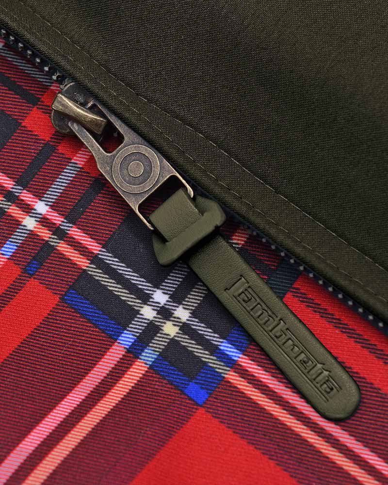 Lambretta Men's LMBBHH1 Shower Resistant Classic Harrington Jacket Khaki Green