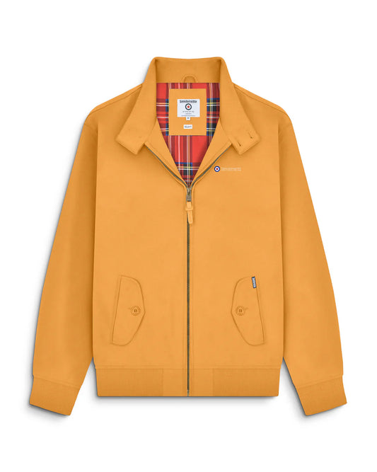Lambretta Men's LMBBHH1 Shower Resistant Classic Harrington Jacket Mustard