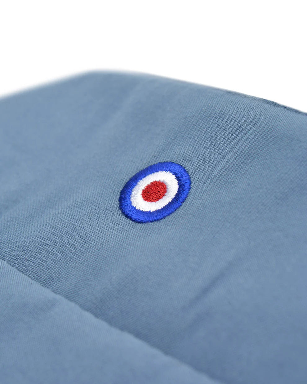 Lambretta Men's LMBBHH1 Shower Resistant Classic Harrington Jacket Mid Blue