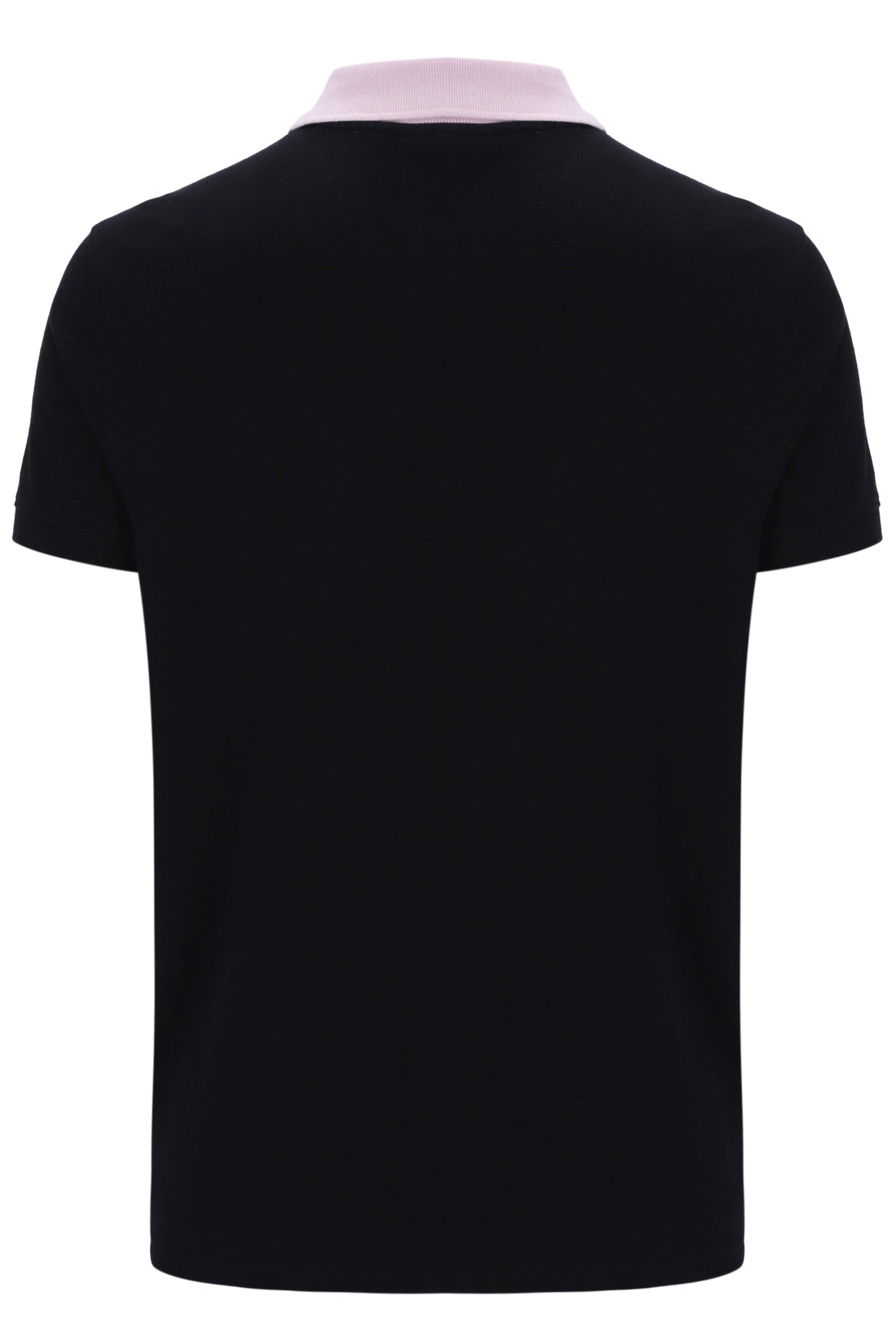 Sergio Tacchini Men's STM14566 Supermac Polo Shirt Black / Light Lilac / White