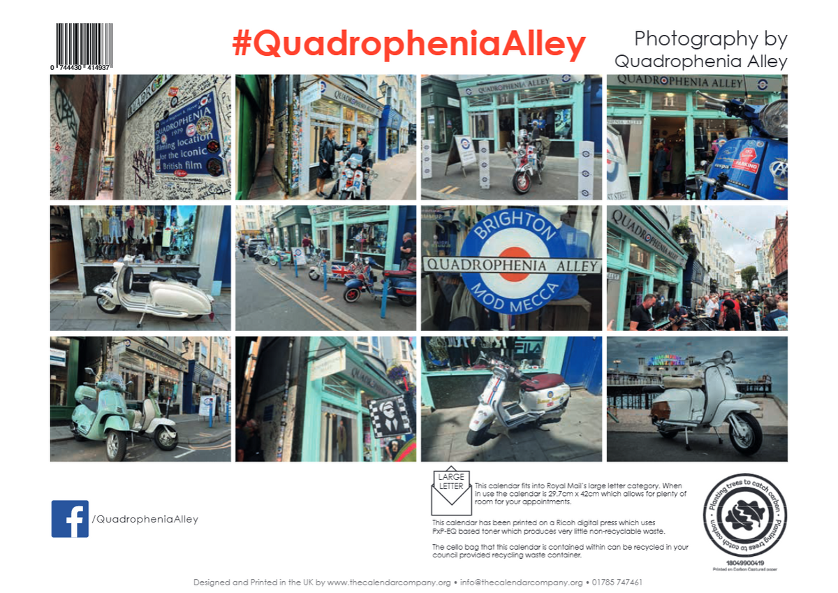 Quadrophenia Alley Exclusive 2027 Calendar
