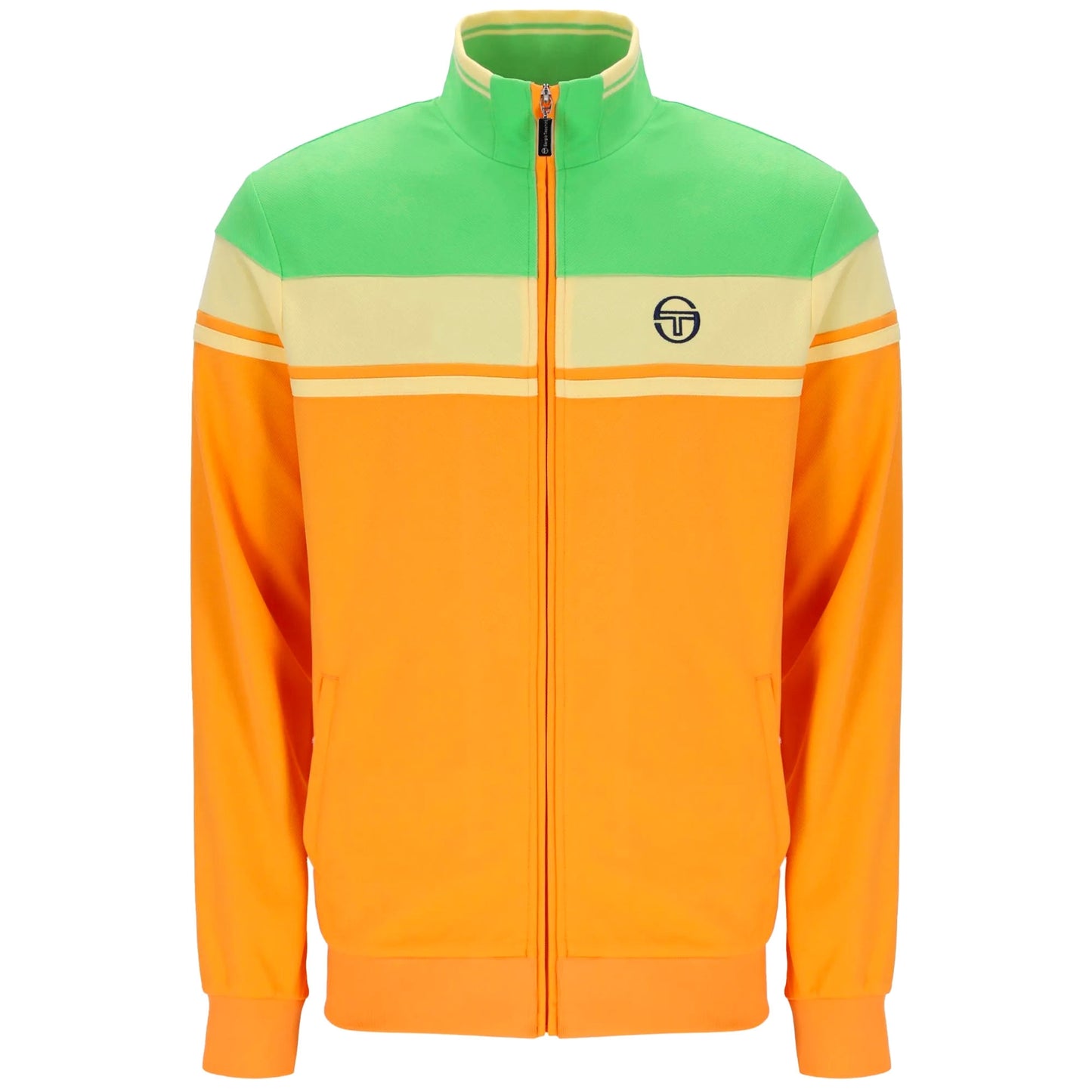 Sergio Tacchini Men's Damarindo Track Top Autumn Glory / Pale Banana