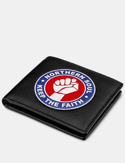 Yoshi Northern Soul Leather Wallet Black