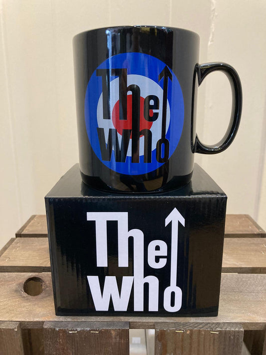 The Who Official Target Logo Giant Boxed Mug Black