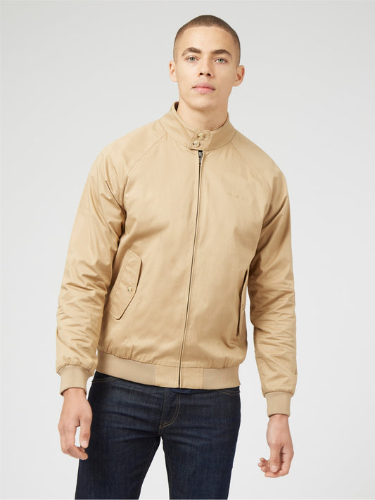 Ben Sherman Men's 0059148 Signature Harrington Jacket Sand