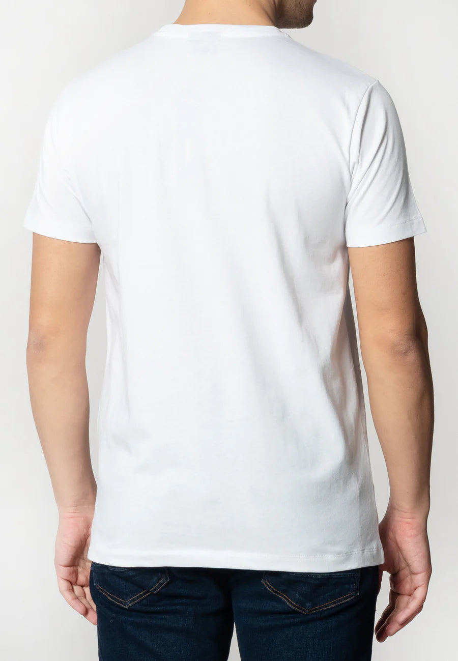 Merc Men's Brighton Crew Neck T Shirt White