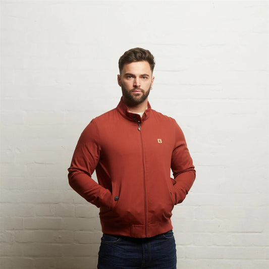 Gabicci Vintage Men's V55GJ13 Hamilton Harrington Jacket Paprika