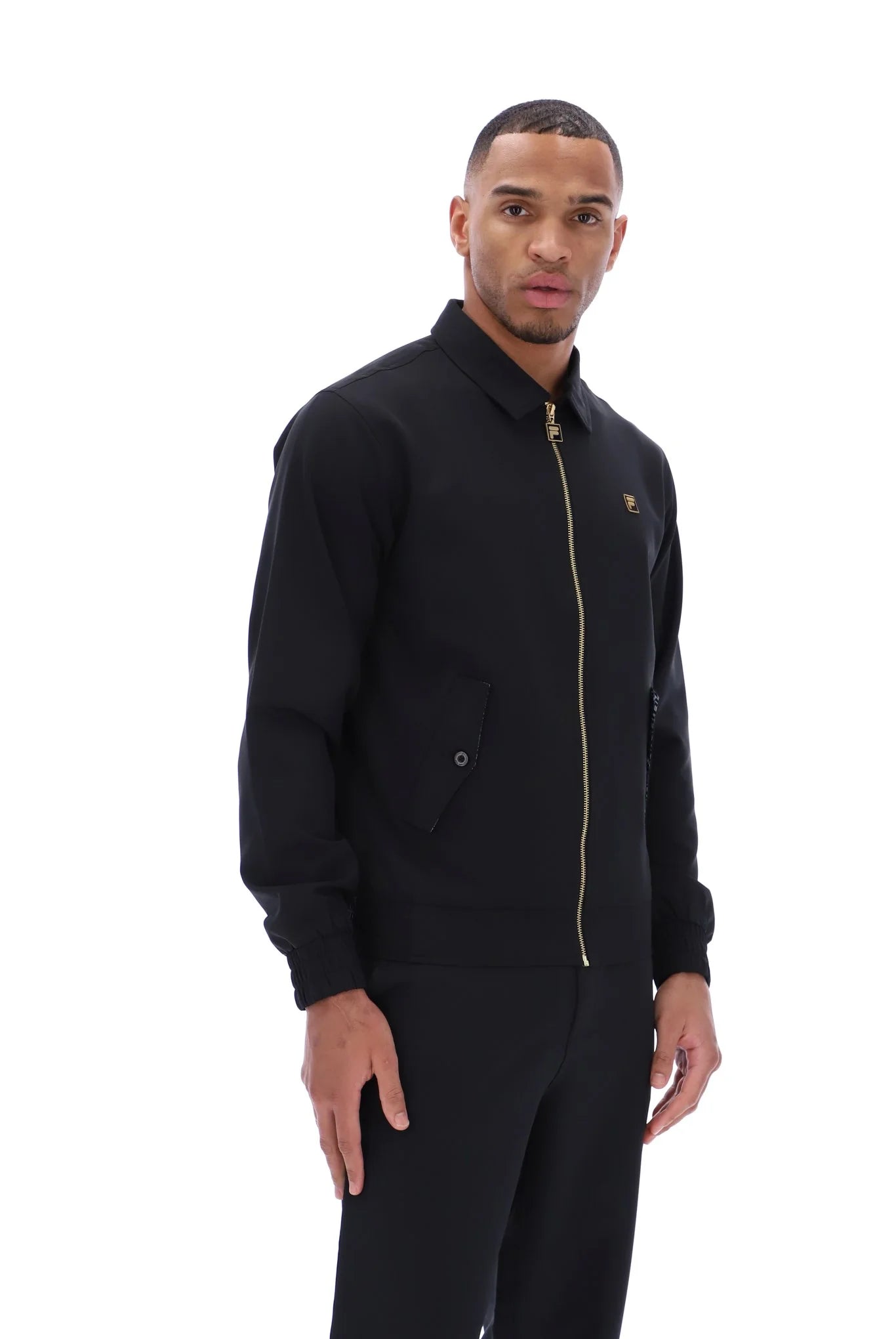 Fila Vintage Men's Adrian Harrington Jacket Black