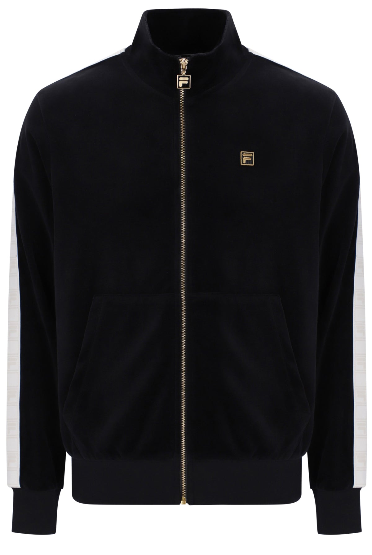 Fila Vintage Bosco Velour Track Top Black