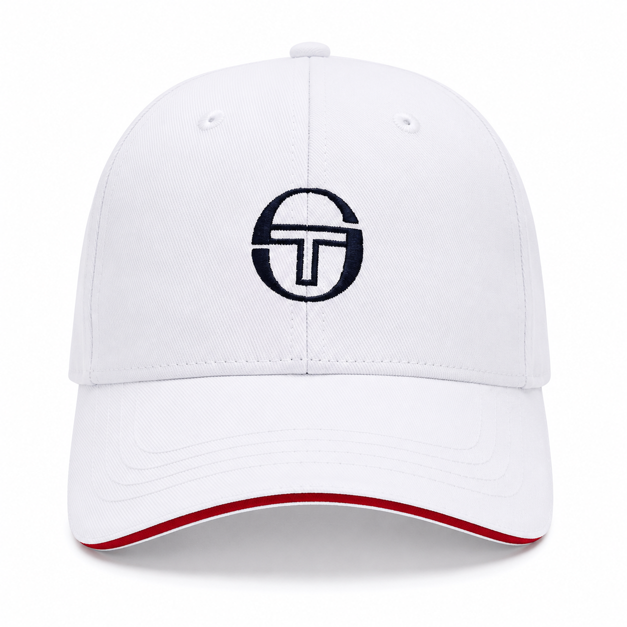 Sergio Tacchini Men's Cortona Baseball Cap White