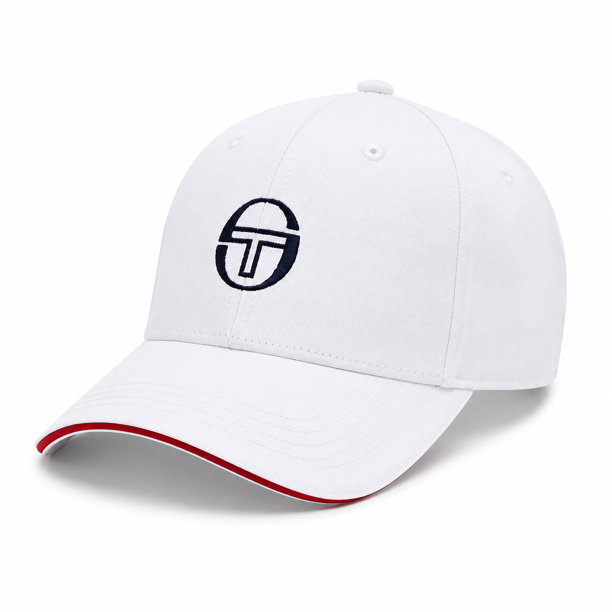 Sergio Tacchini Men's Cortona Baseball Cap White