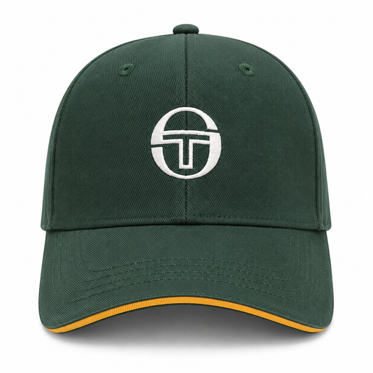 Sergio Tacchini Men's Cortona Baseball Cap Pine Green