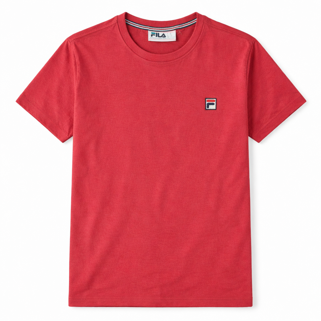 Fila Vintage Men's Sunny Essential T-Shirt Garnet Red
