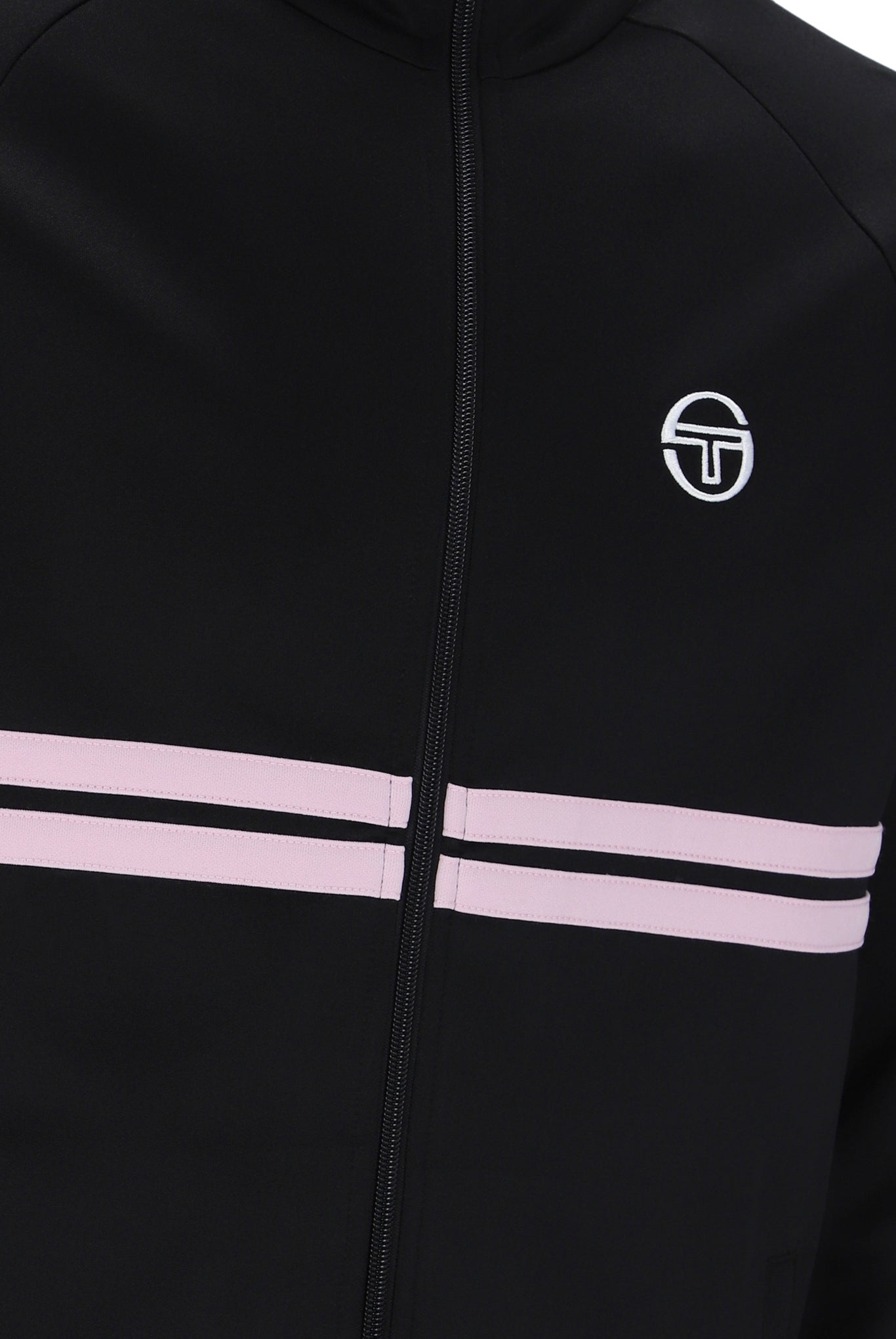 Sergio Tacchini Men's Dallas Track Top Black / Light Lilac