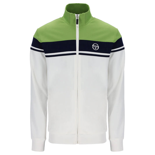 Sergio Tacchini Men's Damarindo Track Top Gardenia Piquant Green