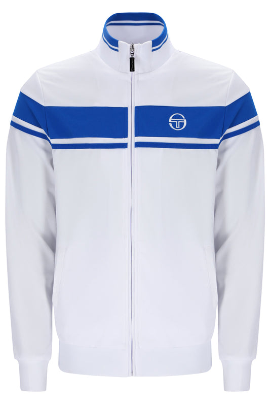 Sergio Tacchini Damarindo Track Top White / Princess Blue