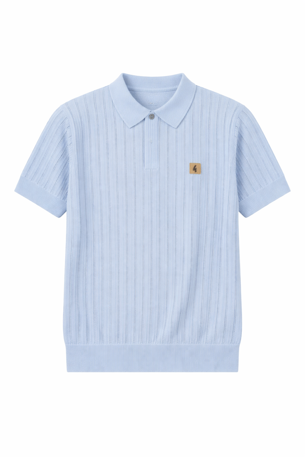 Gabicci Vintage Men's V56GM04 Woodall SS Polo Shirt Surf Blue