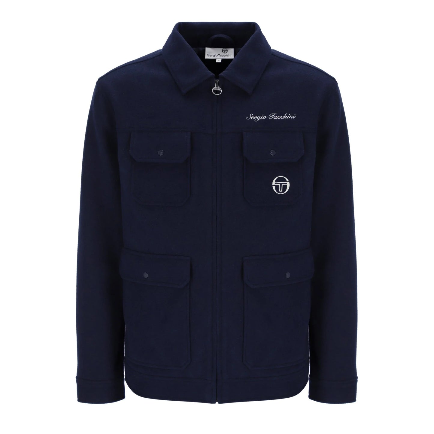 Sergio Tacchini Men's Henri Field Jacket Maritime Blue