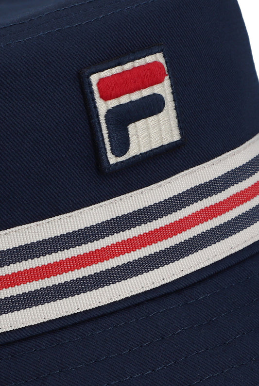 Fila Vintage Men's FHXS25004 Jojo Heritage Stripe Bucket Hat Fila Navy