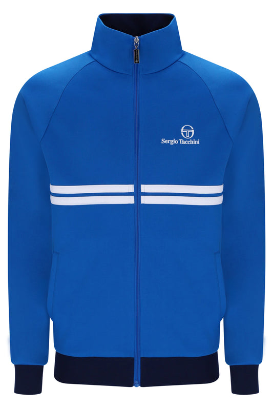 Sergio Tacchini Men's Dallas Track Top Princess Blue / White / Maritime Blue