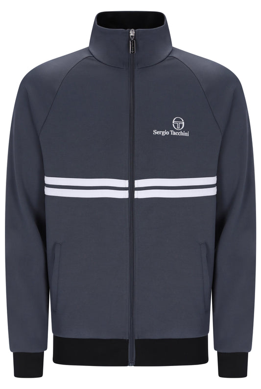 Sergio Tacchini Men's Dallas Track Top Turbulence / White / Black