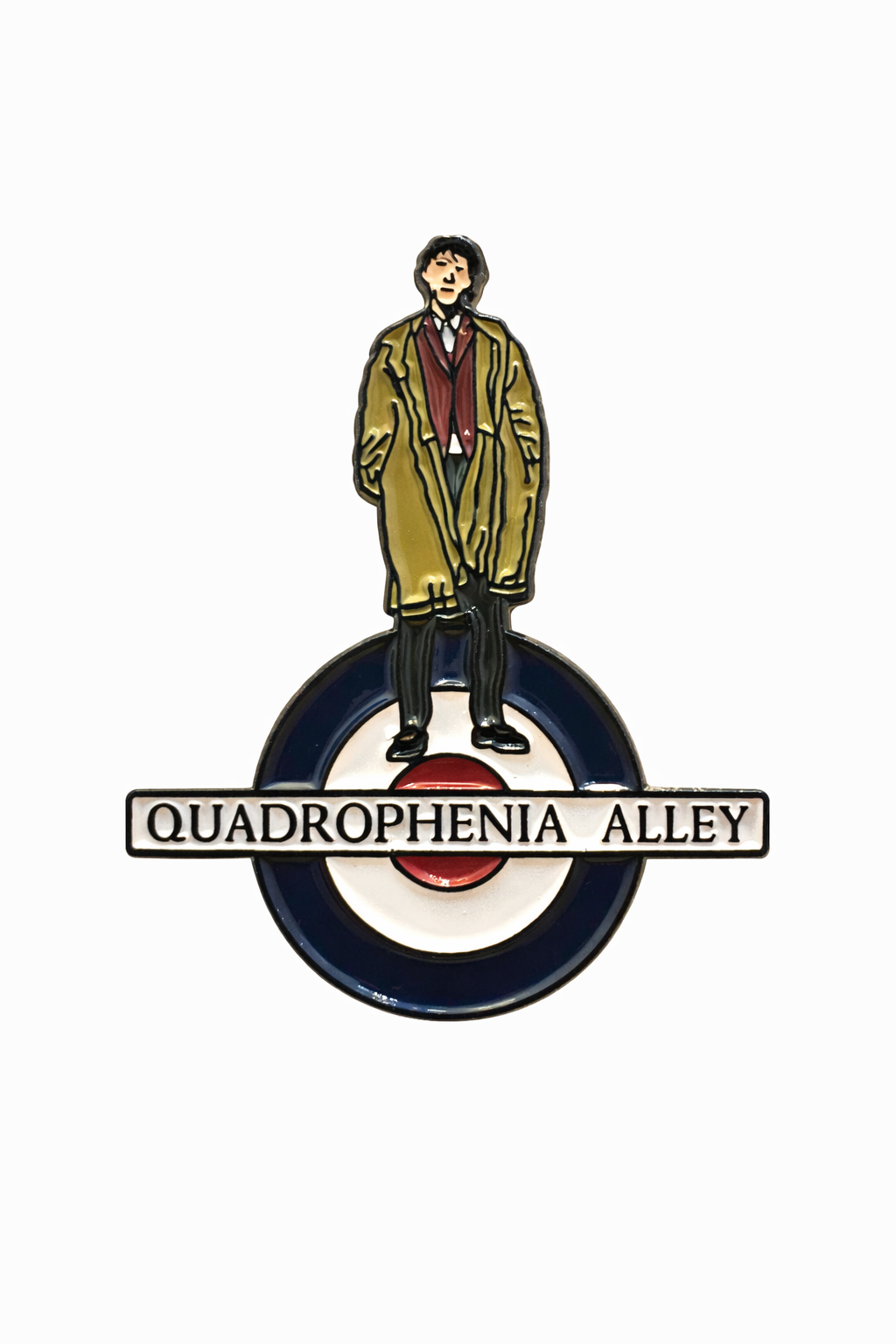 Quadrophenia Alley Jimmy Mod Target Pin Badge
