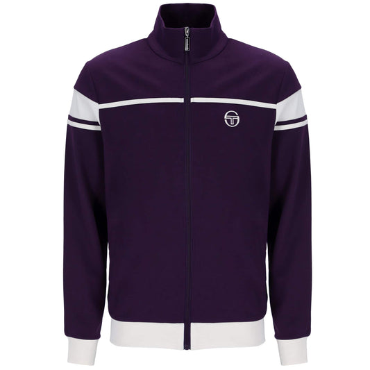 Sergio Tacchini Men's New Damarindo Track Top Blackberry Purple