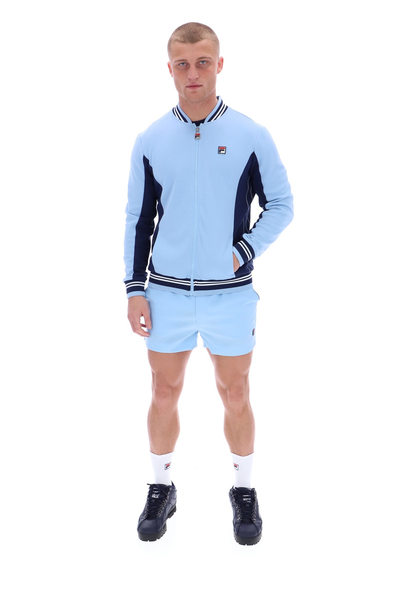 Fila Vintage Men's Settanta 2 Track Top Blue Bell – Quadrophenia Alley