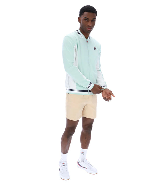 Fila Vintage Men's Settanta 2 Track Top Surf Spray / White / Fila Navy