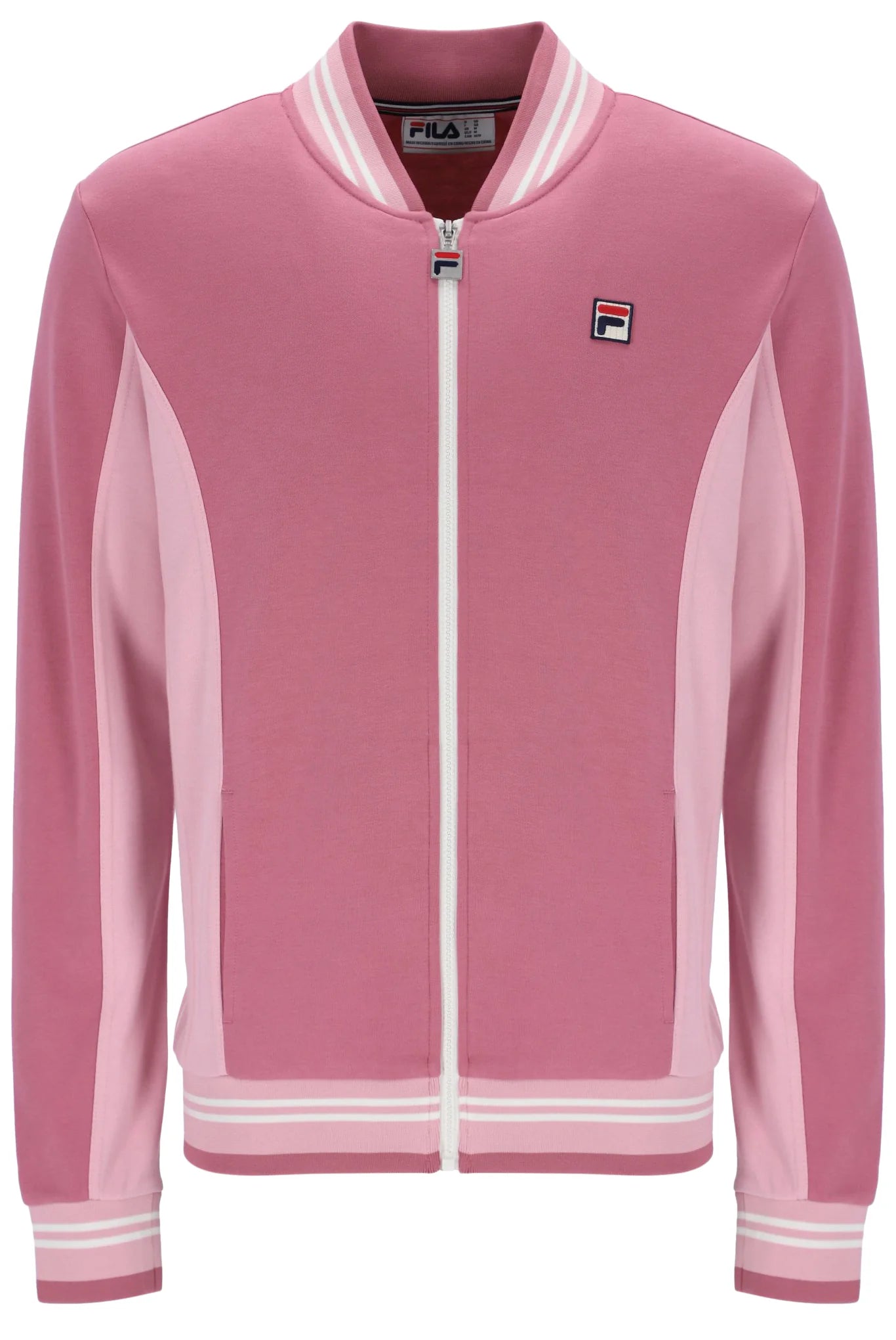 Fila Vintage Men's Settanta 2 Track Top Heather Rose Pink