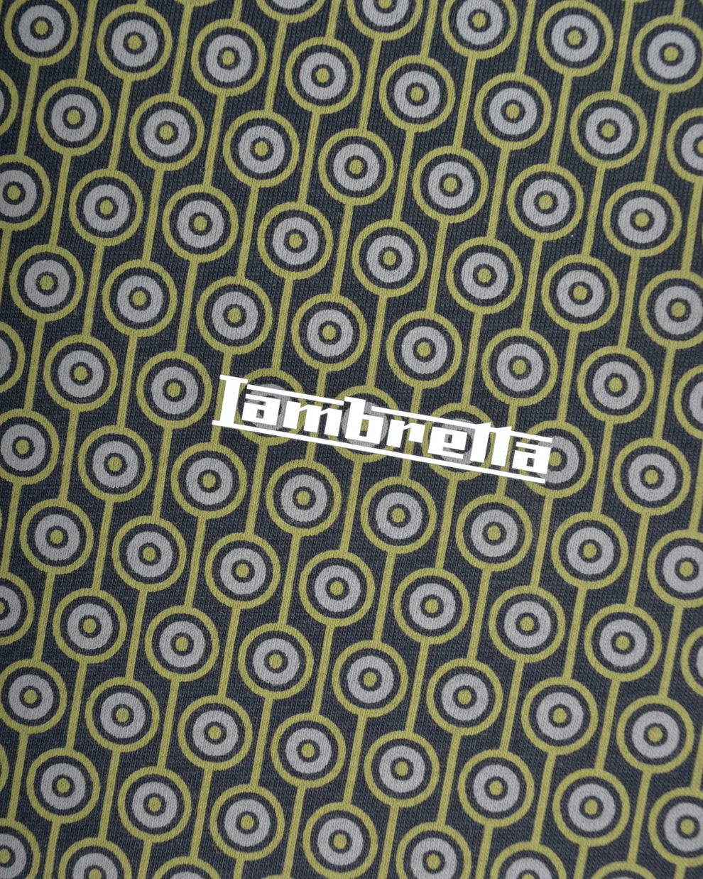 Lambretta SS1229 Geo Roundel Polo Shirt Navy / Sage / Grey