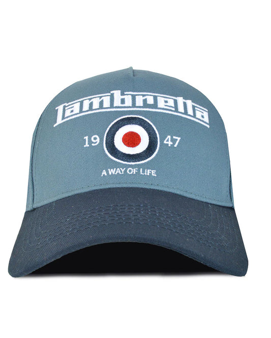 Lambretta Men's SS1331 Classic Baseball Cap Dark Blue