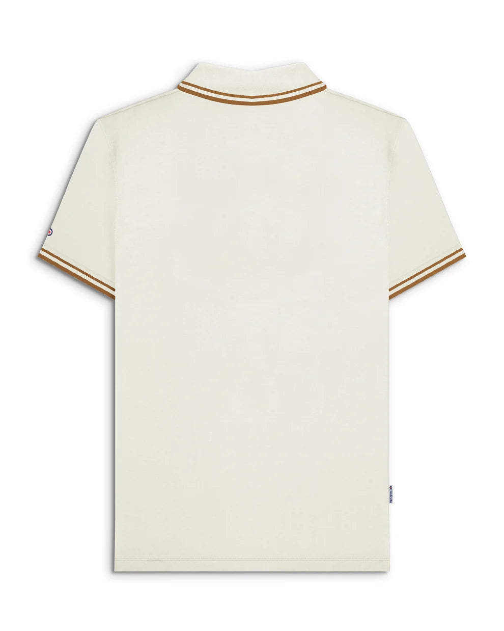 Lambretta SS1608 Twin Tipped Polo Shirt Jet Stream / Tobacco