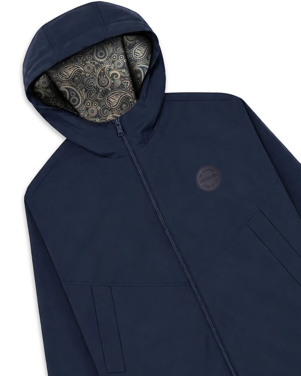Lambretta Men's SS7060 Brighton Hooden Jacket Dark Navy