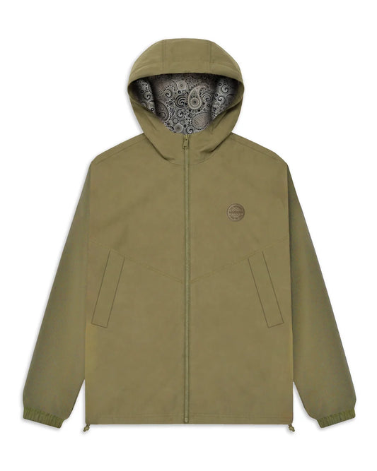 Lambretta Men's SS7060 Brighton Hooden Jacket Khaki Green