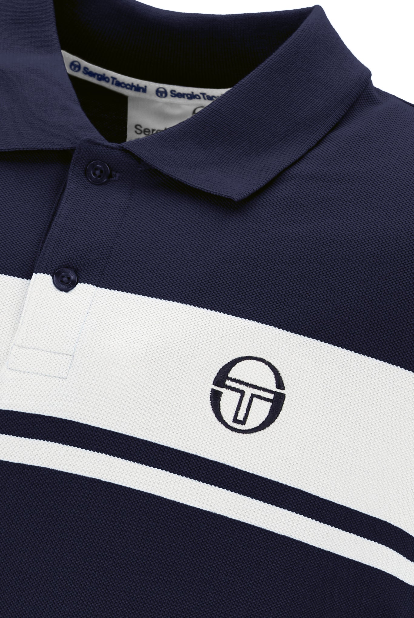 Sergio Tacchini Men's SS Young Line Polo Shirt Maritime Blue