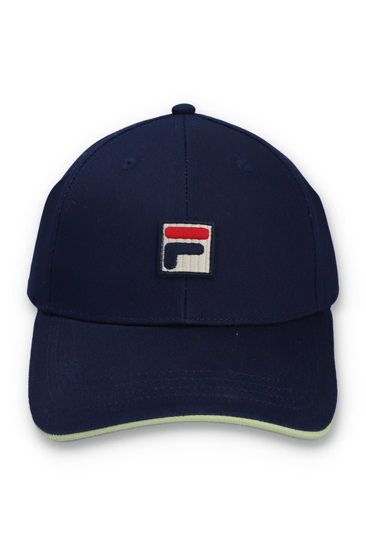 Fila Vintage Men's FHXS25001 Tantam Classic 6 Panel Baseball Cap Fila Navy