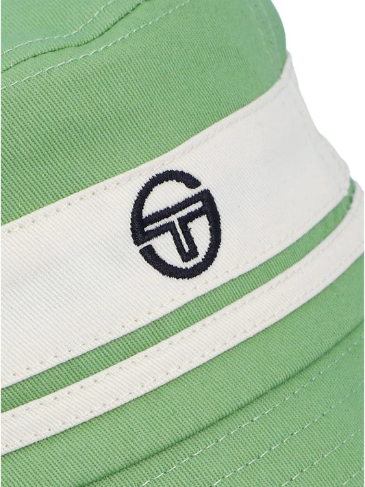 Sergio Tacchini Men's STA25011 Newsford Bucket Hat Quiet Green / Gardenia