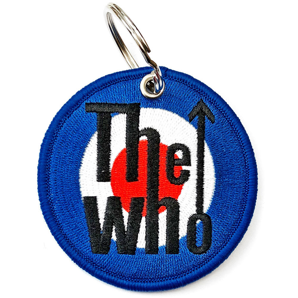 The Who Official Target Logo Woven Patch Keychain