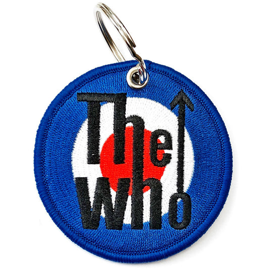 The Who Official Target Logo Woven Patch Keychain