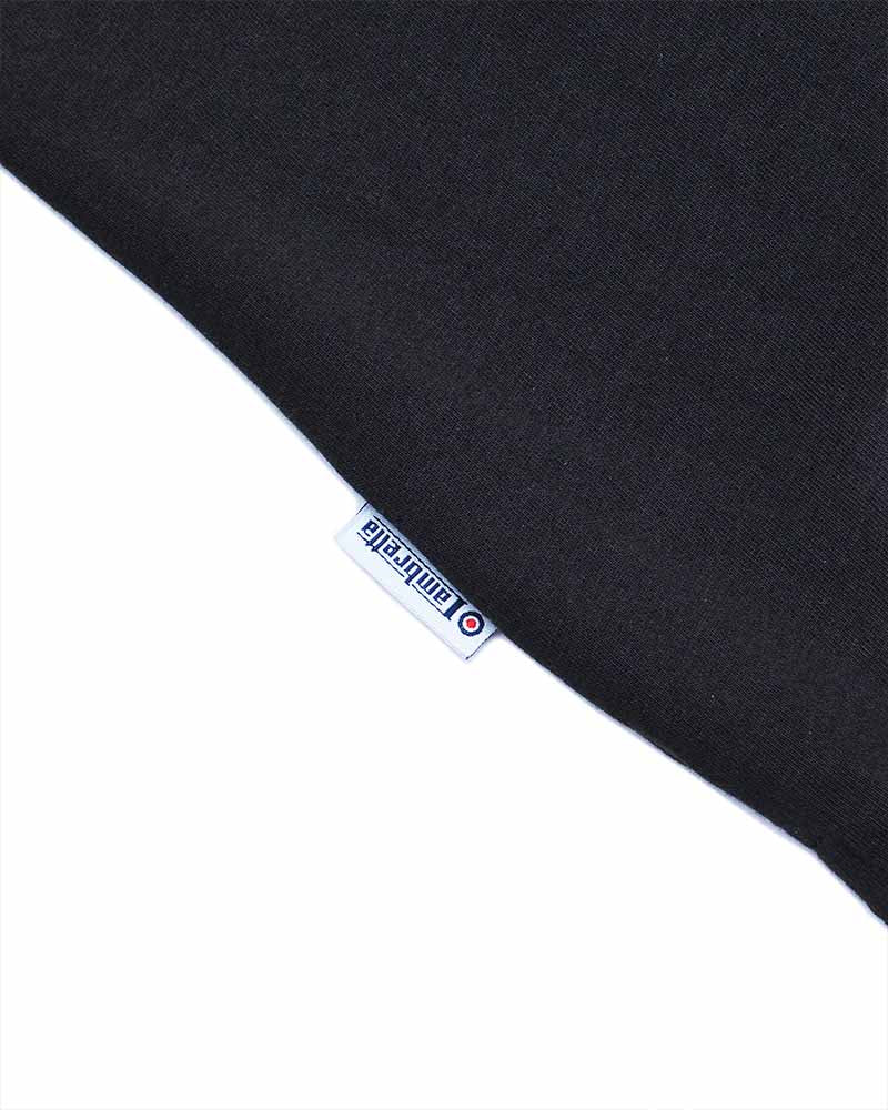 Lambretta Men's SS1029 Two Tone Polo Shirt Black