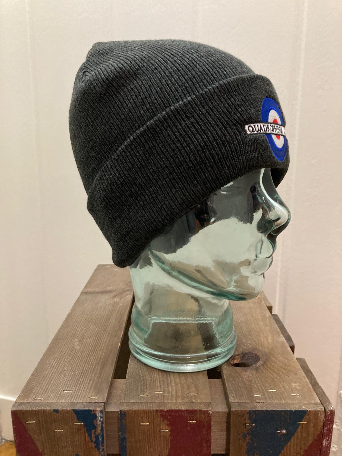 Quadrophenia Alley Men's Exclusive Original Beanie Charcoal Grey