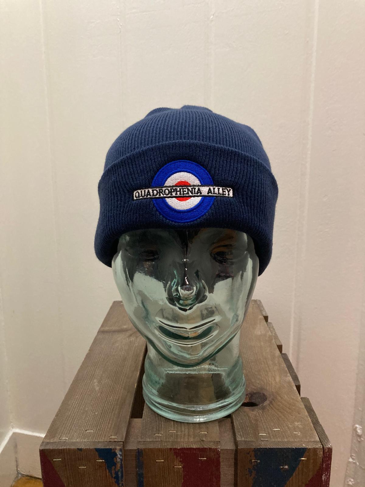 Quadrophenia Alley Men's Exclusive Original Beanie Oxford Navy Blue