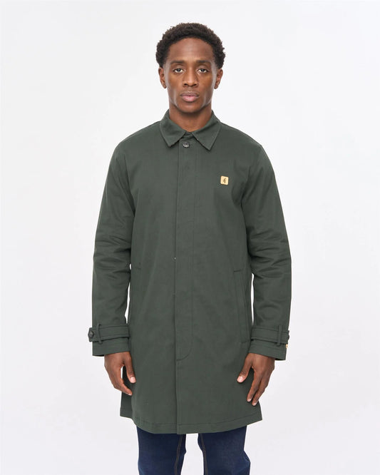 Gabicci Vintage V00GJ12 Houghton Rain Mac Coat Dark Green